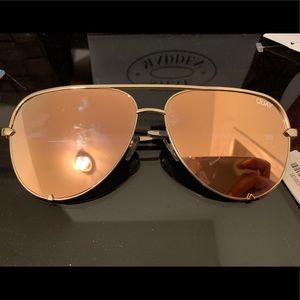 Quay high key sunglasses-Gold